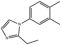 1H-Imidazole,1-(3,4-dimethylphenyl)-2-ethyl-(9CI) Structure