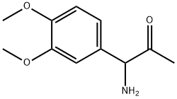 1-AMINO-1-(3,4-DIMETHOXYPHENYL)ACETONE Structure