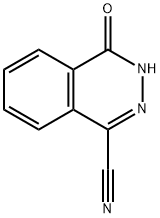 1-Phthalazinecarbonitrile, 3,4-dihydro-4-oxo- Structure