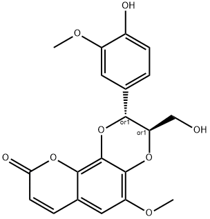 Cleomiscosin B Structure