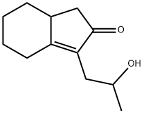 2H-Inden-2-one,3,3a,4,5,6,7-hexahydro-1-(2-hydroxypropyl)-(9CI) Structure