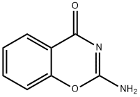 4H-1,3-Benzoxazin-4-one, 2-amino- Structure