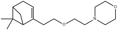 Morpholine, 4-[2-[2-(6,6-dimethylbicyclo[3.1.1]hept-2-en-2-yl)ethoxy]ethyl]- Structure