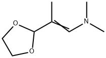 1-Propen-1-amine,2-(1,3-dioxolan-2-yl)-N,N-dimethyl-(9CI) 구조식 이미지