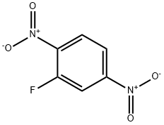 Benzene, 2-fluoro-1,4-dinitro- 구조식 이미지