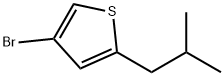 Thiophene, 4-bromo-2-(2-methylpropyl)- Structure