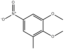 Benzene, 1,2-dimethoxy-3-methyl-5-nitro- Structure