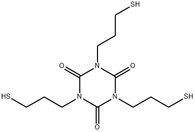 1,3,5-Triazine-2,4,6(1H,3H,5H)-trione, 1,3,5-tris(3-mercaptopropyl)- Structure