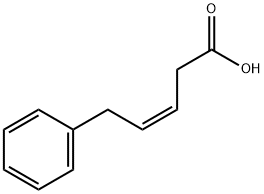 3-Pentenoic acid, 5-phenyl-, (Z)- (9CI) Structure