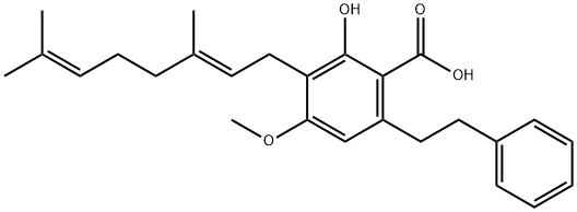 Amorfrutin B Structure