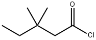 Pentanoyl chloride, 3,3-dimethyl- Structure