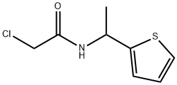 2-chloro-N-[1-(thiophen-2-yl)ethyl]acetamide Structure