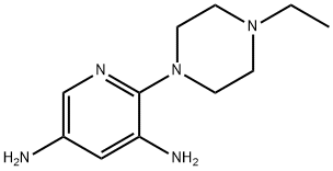 3,5-Pyridinediamine,2-(4-ethyl-1-piperazinyl)-(9CI) 구조식 이미지