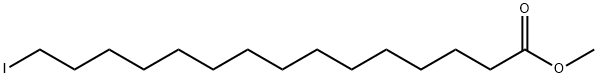 Pentadecanoic acid, 15-iodo-, methyl ester Structure