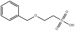 Ethanesulfonic acid, 2-(phenylmethoxy)- Structure