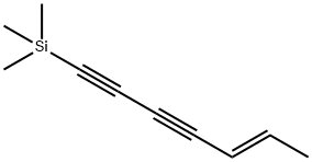 Silane, (5E)-5-heptene-1,3-diyn-1-yltrimethyl- Structure