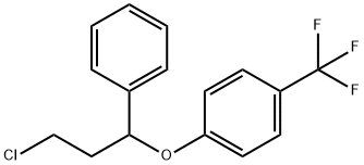 Benzene, 1-(3-chloro-1-phenylpropoxy)-4-(trifluoromethyl)- Structure