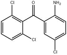 Methanone, (2-amino-5-chlorophenyl)(2,6-dichlorophenyl)- Structure