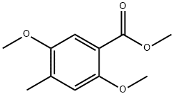 2.5-Dimethoxy-4-methyl-benzoesaeure-methylester Structure