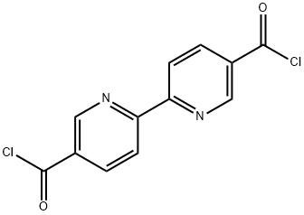 [2,2'-bipyridine]-5,5'-dicarbonyl dichloride 구조식 이미지