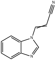2-Propenenitrile,3-(1H-benzimidazol-1-yl)-(9CI) 구조식 이미지