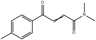 N,N-Dimethyl-2-ene-3-(4-methylbenzoyl)-propionamide Structure