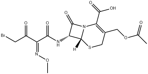 Cefotaxime Impurity 23(Cefotaxime Bromoacetyl Analog) Structure