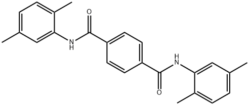 1-N,4-N-bis(2,5-dimethylphenyl)benzene-1,4-dicarboxamide Structure