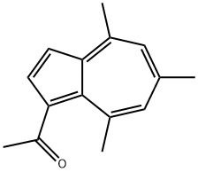 Ethanone, 1-(4,6,8-trimethyl-1-azulenyl)- 구조식 이미지