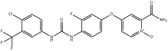N-Desmethyl Regorafenib N-Oxide (M5 Metabolite) 구조식 이미지