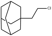 Tricyclo[3.3.1.13,7]decane, 1-(2-chloroethyl)- 구조식 이미지