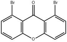 1,8-Dibromo-xanthen-9-one Structure