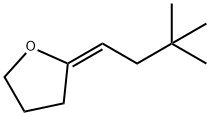 Furan, 2-(3,3-dimethylbutylidene)tetrahydro-, (E)- (9CI) 구조식 이미지
