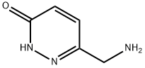 3(2H)-Pyridazinone, 6-(aminomethyl)- Structure
