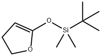 Furan, 5-[[(1,1-dimethylethyl)dimethylsilyl]oxy]-2,3-dihydro- 구조식 이미지