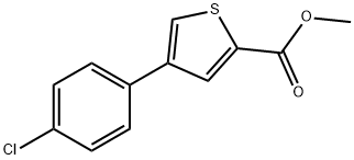 JR-9056, Methyl 4-(4-chlorophenyl)thiophene-2-carboxylate, 97% Structure