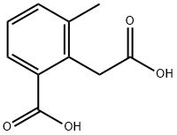 2-(Carboxymethyl)-3-methylbenzoic acid Structure