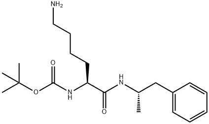 Carbamic acid, [(1S)-5-amino-1-[[[(1S)-1-methyl-2-phenylethyl]amino]carbonyl]pentyl]-, 1,1-dimethylethyl ester (9CI) Structure