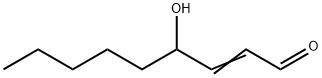 2-NONENAL,4-HYDROXY- Structure