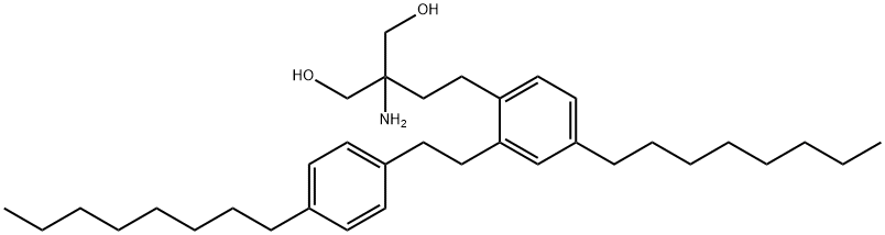 Fingolimod 2-Phenethyl Analog Structure