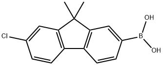 Boronic acid, B-(7-chloro-9,9-dimethyl-9H-fluoren-2-yl)- Structure