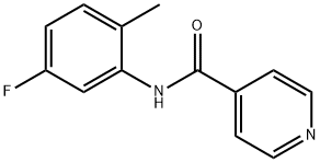 N-(5-fluoro-2-methylphenyl)pyridine-4-carboxamid
e Structure