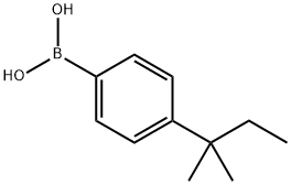 Boronic acid, B-[4-(1,1-dimethylpropyl)phenyl]- Structure