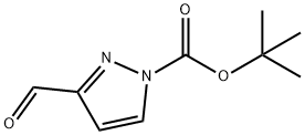 1-Boc-1H-pyrazole-3-carbaldehyde Structure