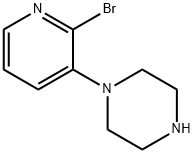 1-(2-Bromo-3-pyridinyl)piperazine Structure