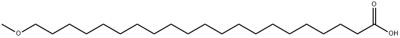 Heneicosanoic acid, 21-methoxy- 구조식 이미지