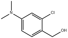 Benzenemethanol, 2-chloro-4-(dimethylamino)- 구조식 이미지