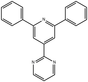 Pyrimidine, 2-(2,6-diphenyl-4-pyridinyl)- Structure