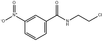 Benzamide, N-(2-chloroethyl)-3-nitro- Structure