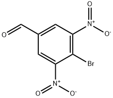 Benzaldehyde, 4-bromo-3,5-dinitro- 구조식 이미지